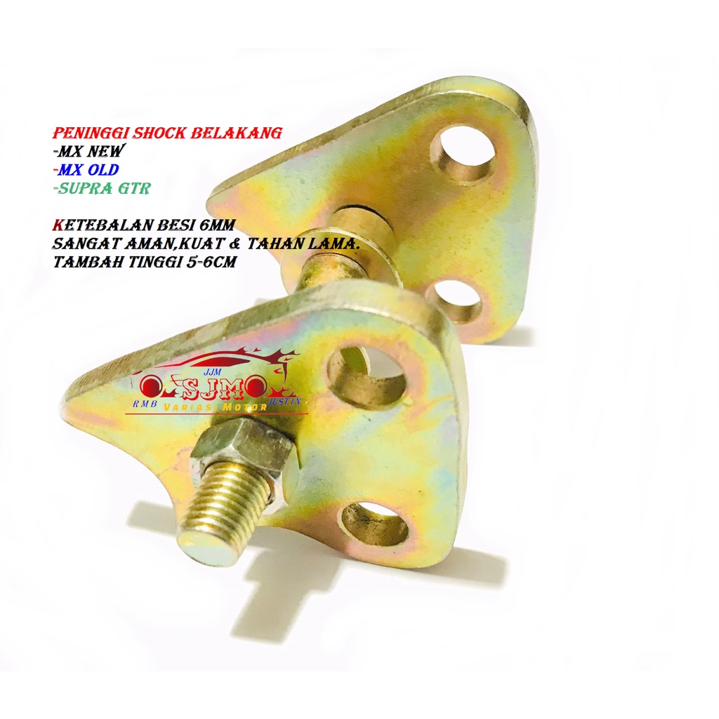 PENINGGI SHOCK MX NEW-MX OLD-SUPRA GTR PENINGGI SHOCK BELAKANG MX NEW MX LAMA SUPRA GTR TEBAL 6mm