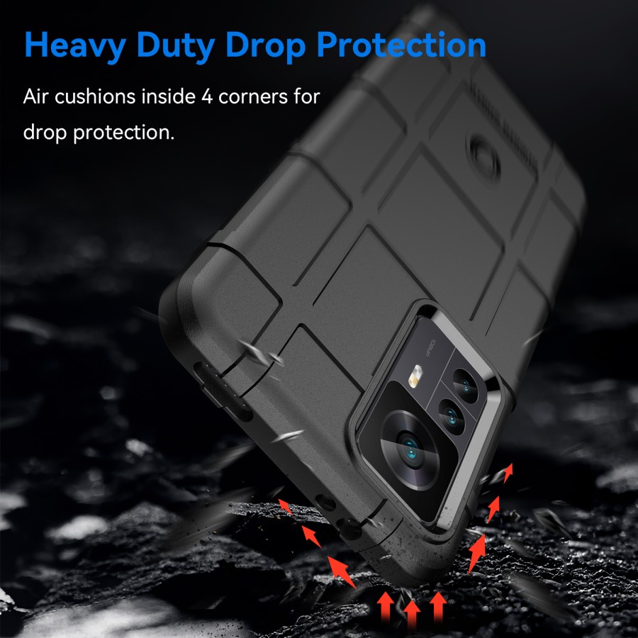 XIAOMI 12T COVER RUGGED SHIELD MILITARY CASE RUGGED SHIELD SILIKON SOFTCASE - XIAOMI 12T