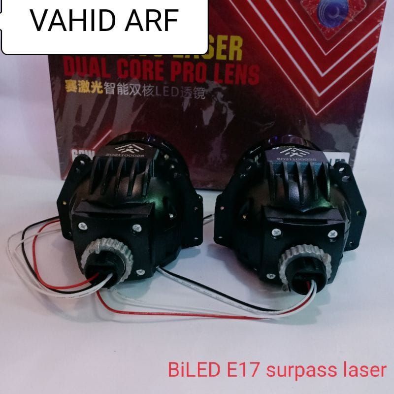 0Bi-LED VAHID E17 Surpass Laser | Blue HD Lens | Dual Core Laser Pro Lens | 3.0" LED Projector