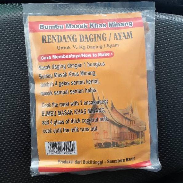 

[PRODUK HLIIC] Bumbu khas BUKIT TINGGI ETI STR Bumbu Rendang dan Masakan Padang Lainya AAH