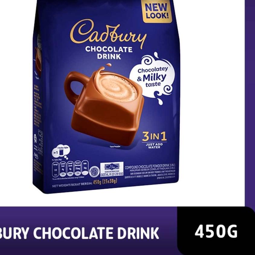 

Quality Control✅Cadbury Hot Chocolate Drink 3 in 1 Regular 450g, minuman coklat premium|KD5