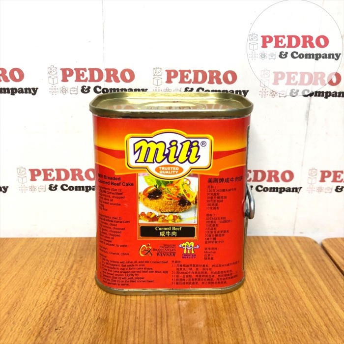 

Mili Corned Beef Premium Quality Brazil 340 Gram Tx00F8