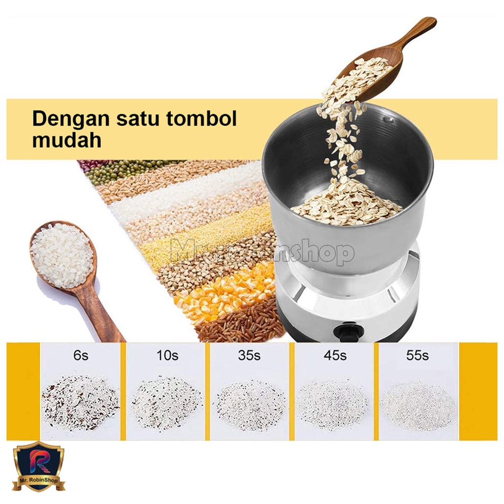 Penggiling bumbu dan penggiling kopi V-8300 Electric Coffee Grinder Blender Bumbu Dapur 150W