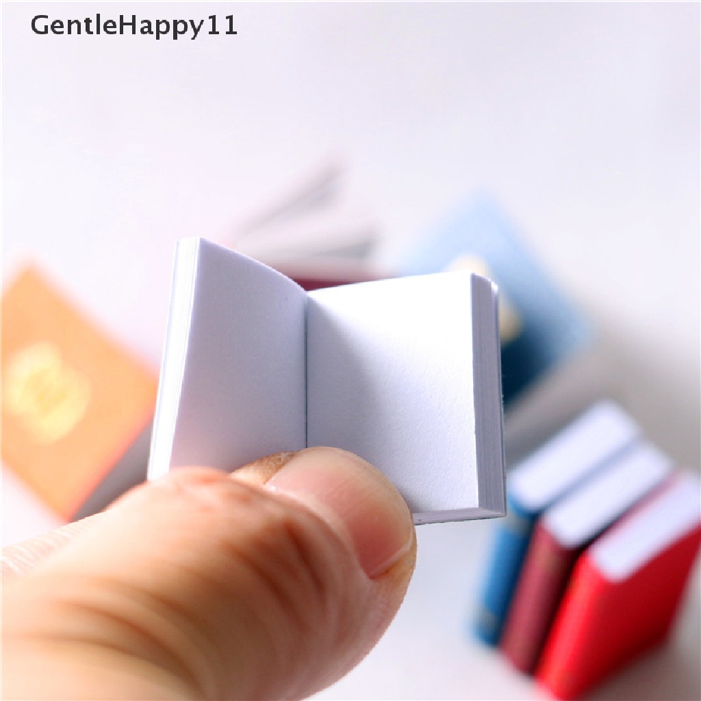 GentleHappy 4pcs/set 1/12 Dollhouse Miniature Mini Books Model Furniture Accessories 2021 id