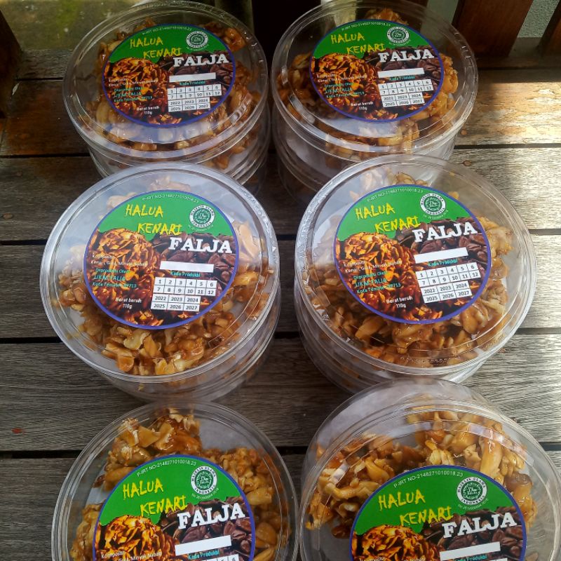 

Halua Kenari Falja Khas Ternate Maluku Utara paket 10 toples