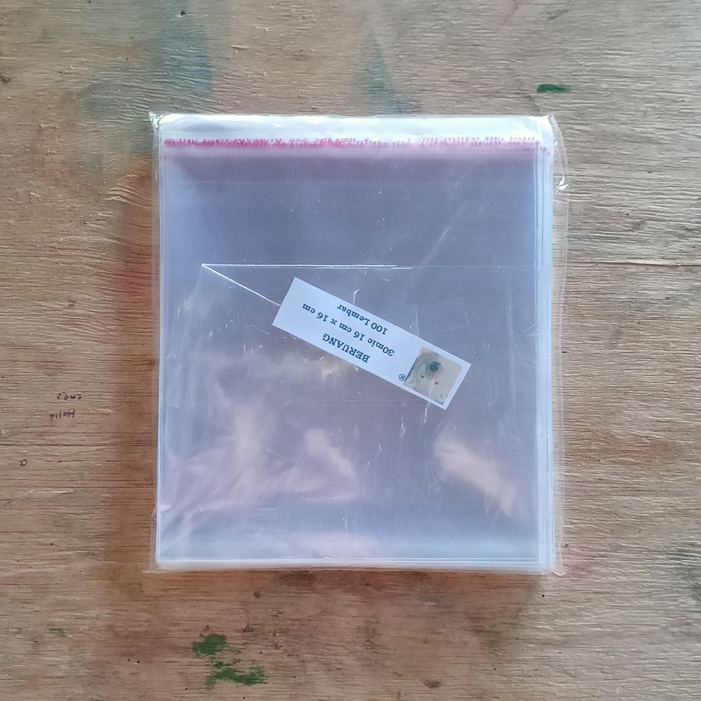 Plastik Opp 16x16 Tebal 30 Micron