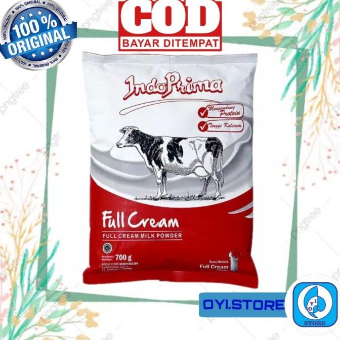 

[BISA COD] SUSU INDOPRIMA FULL CREAM 700 GRAM SUSU SAPI SUSU PENGGEMUK BADAN