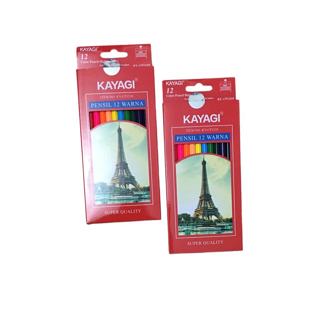 

pensil warna kayagi/KC-CP1210 colour pencil isi 12 warna
