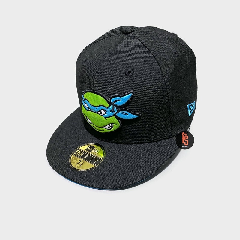 TOPI NEW ERA ORIGINAL 5950 LEONARDO NINJA TURTLES TMNT BLACK