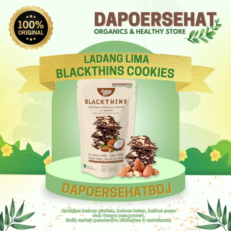 

BLACKTHINS - Choco Almond Cookies 100gr