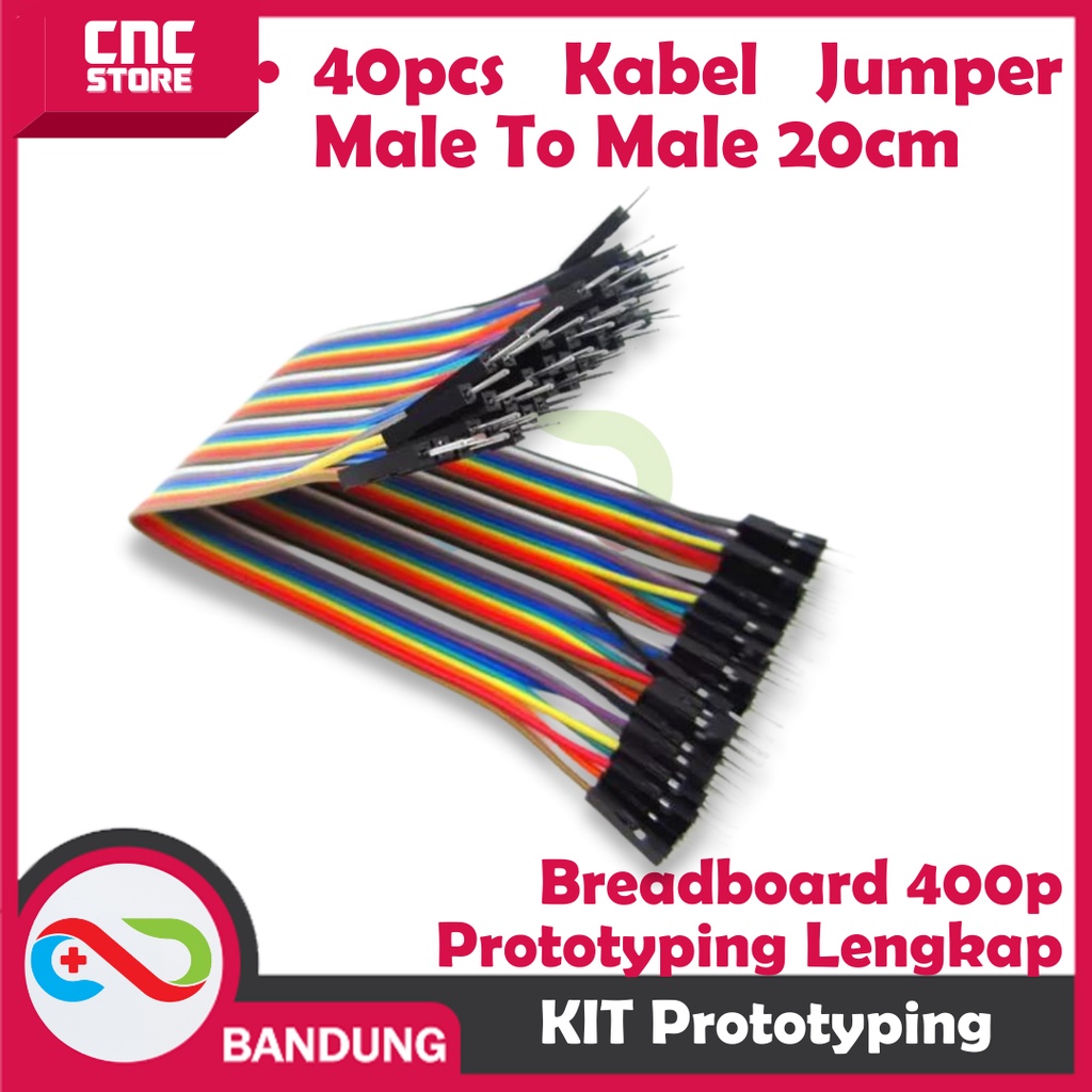 PAKET LENGKAP BREADBOARD KIT PROTOTYPING MB102 400P