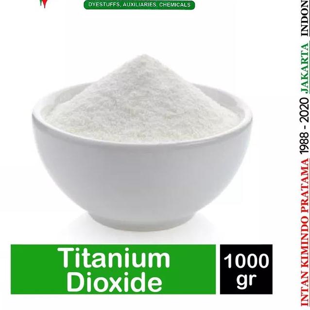 

[KODE PRODUK WNRL79538] Pemutih makanan food grade, Titanium Dioxide, Tio2 (1 kg)