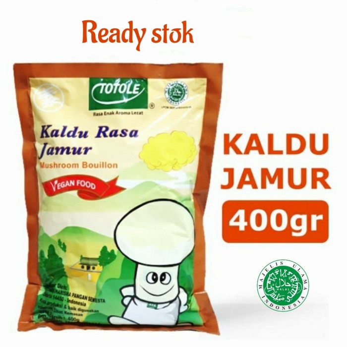 

Totole Kaldu Rasa Jamur 400Gr