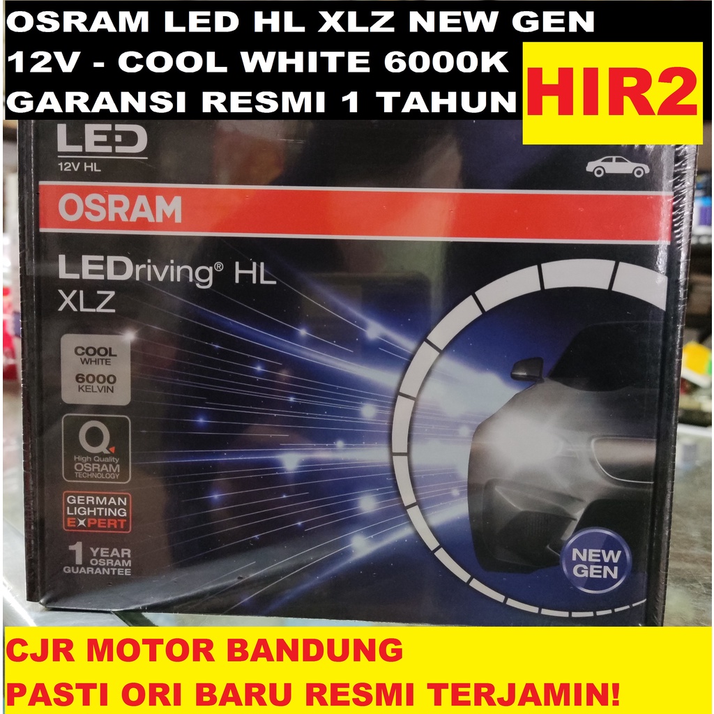 OSRAM LED HL XLZ New Gen HIR2 Lampu Depan Utama Mobil 20W LED YARIS BRIO