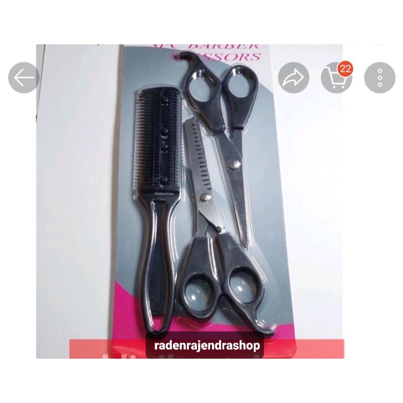 

PAKET GUNTING 1 SET ISI 3 BISA UNTUK GUNTING GROOMING