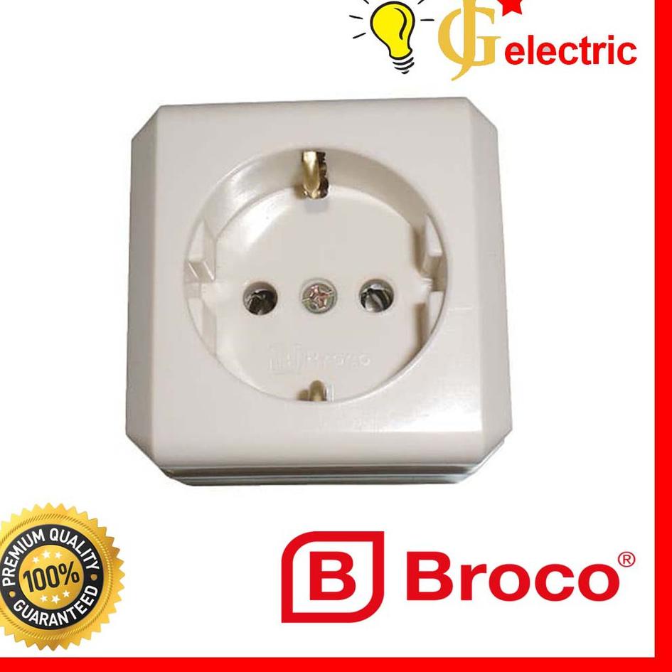 Stop kontak OB Outbow BROCO 1 Lubang ‑ AMS.10De22r