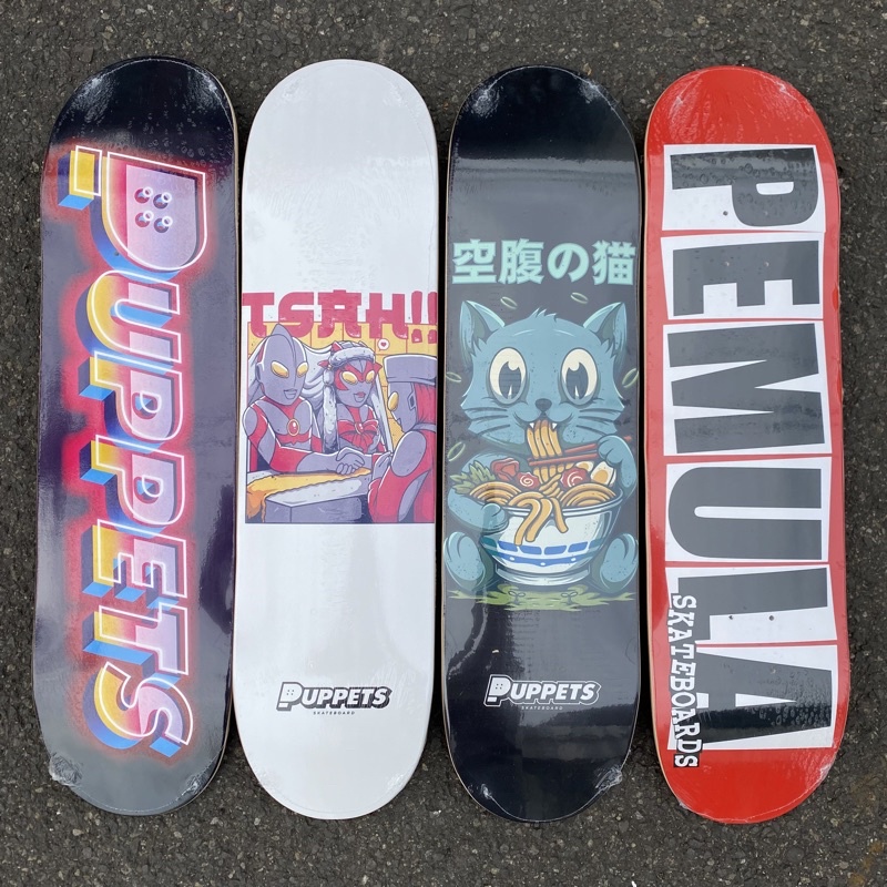 PUPPETS fullset PEMULA skateboard by Puppetskate Co.