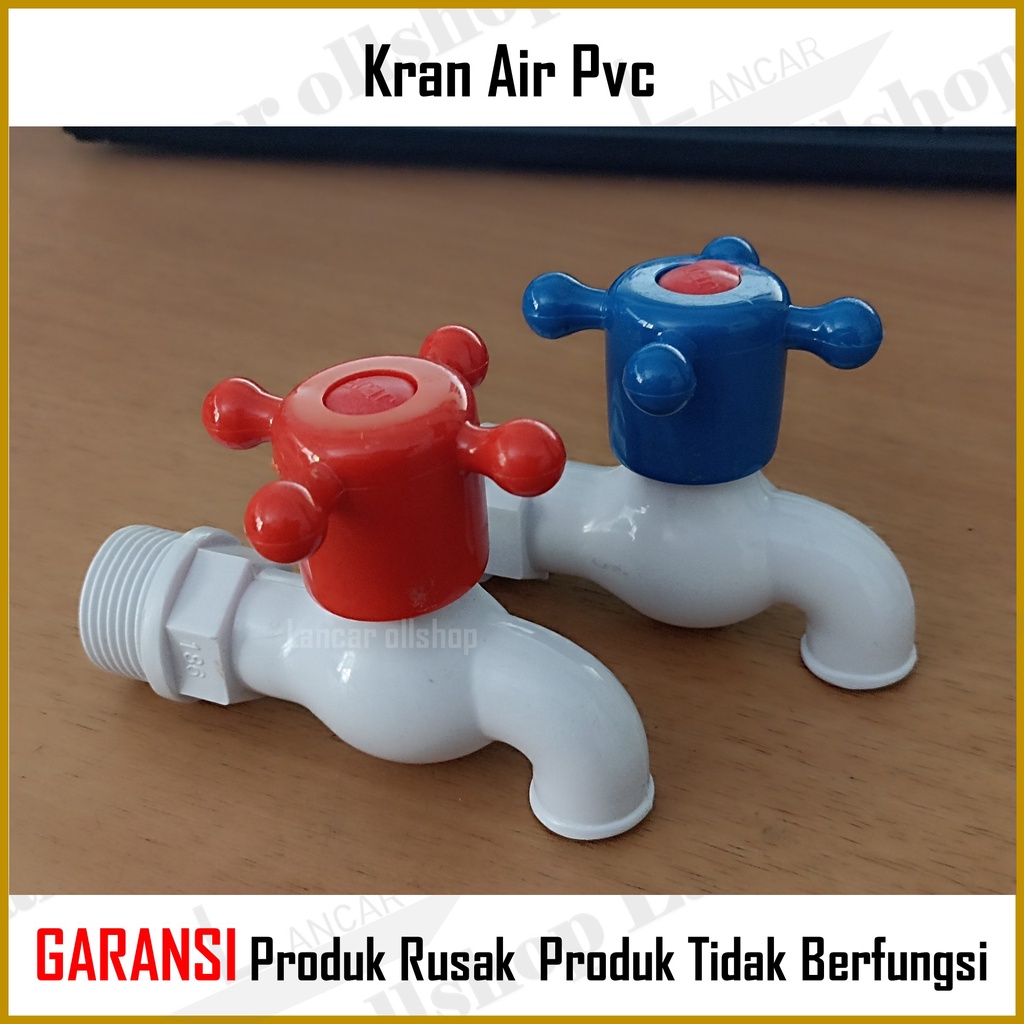 Keran Plastik Baling 1/2 inch / Kran Air Pvc Kran Tembok Keran Air Keran PVC Keran Keran Kamar Mandi 1/2 inch 3/4 Inch Termurah