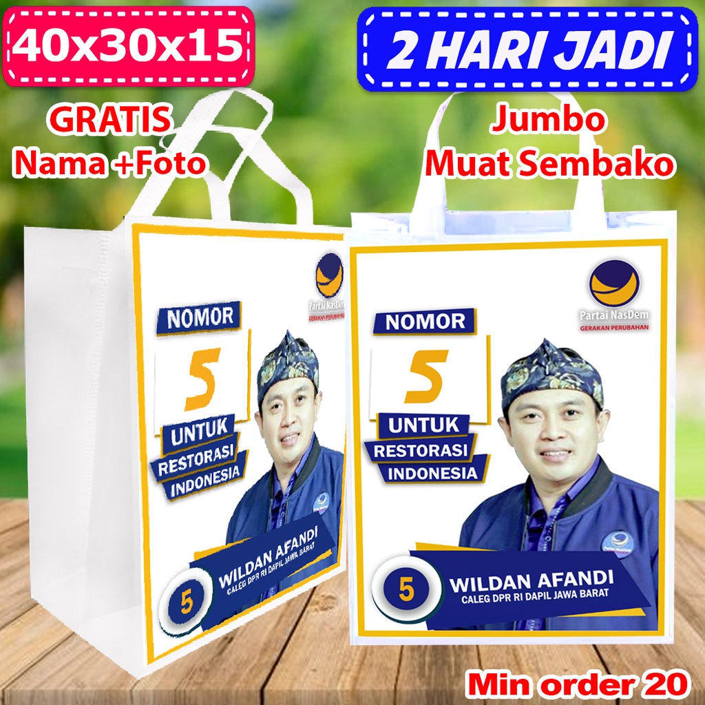 

Tas BIngkisan Sembako Caleg Parpol