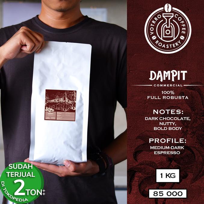 

[BISA COD] Biji Kopi 100% Full Robusta Dampit Roasted Commercial - BEST PRICE