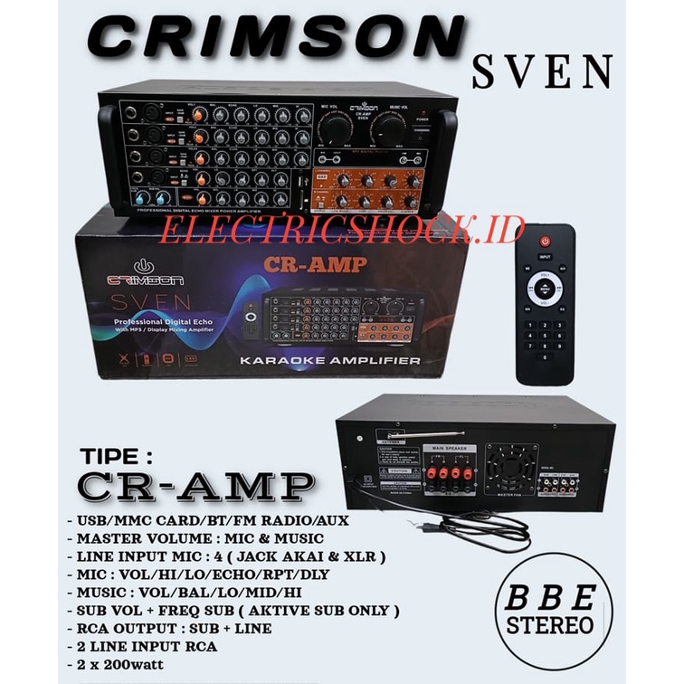 AMPLIFIER CRIMSON CR AMP SVEN / CRIMSON CRAMP SVEN ORIGINAL