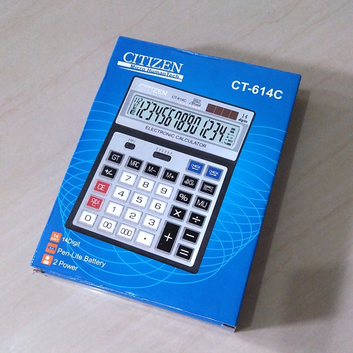 

KALKULATOR CITIZEN CT 614 #ORIGINAL
