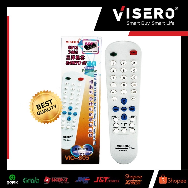 REMOTE MULTY LED LCD MERK CHINA VIO-805