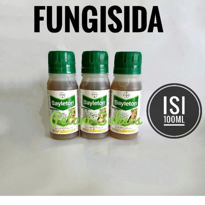 ➥Kemasan Baru (100ml) FUNGISIDA BAYLETON 250EC kemasan 100ML BAYER 8)B