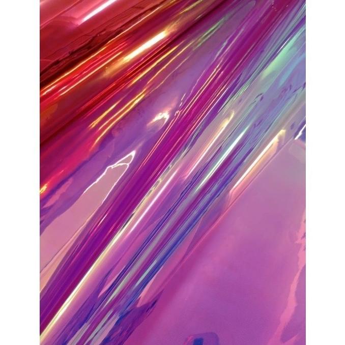 

Mika hologram tebal 0.5mm (meter)-Bahan Tas Wanita/Helm/Sepatu