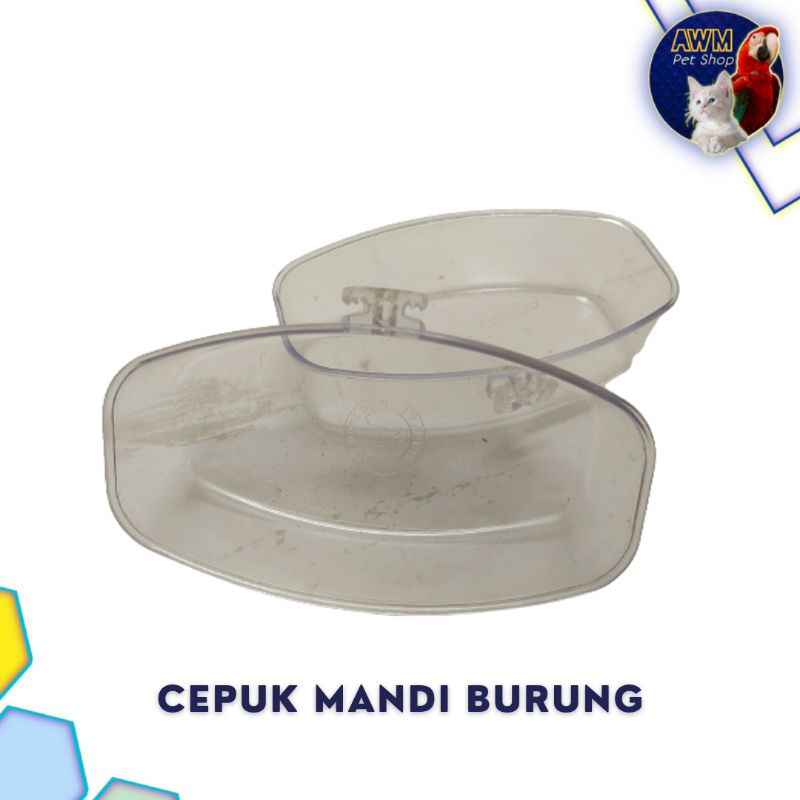 CEPUK MANDI BURUNG TEMPAT MANDI BURUNG OVAL