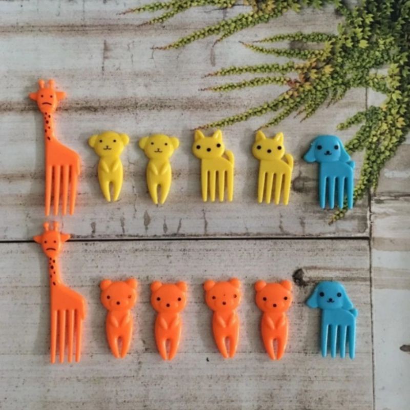 

Garpu Buah Mini/Snack Mini Motif Binatang