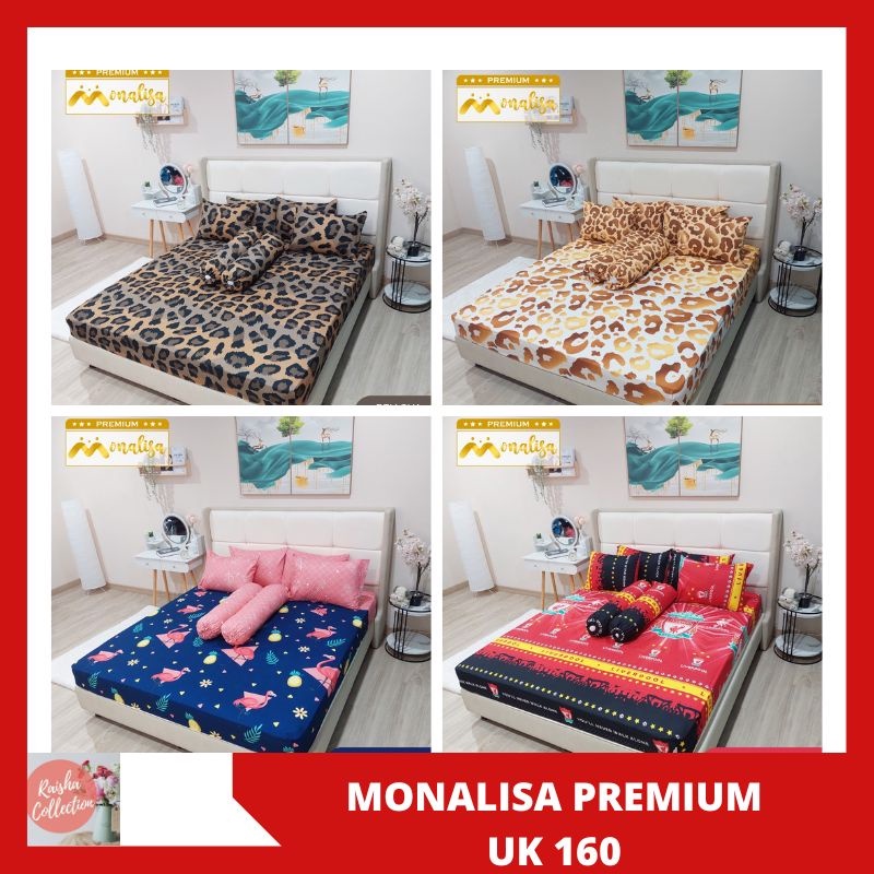 Rc MONALISA PREMIUM SPREI queen 160x200 harga terjangkau motif anak dan minimalis