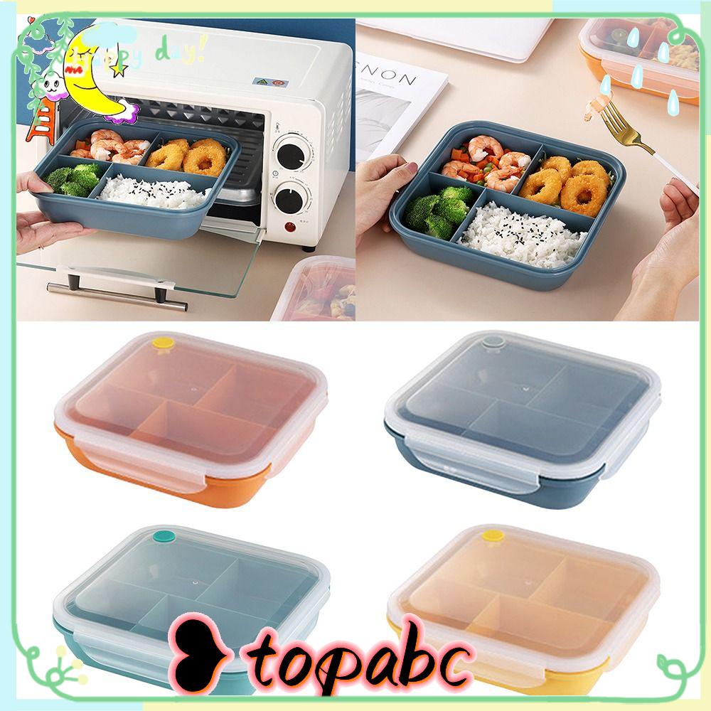 Top Lunch Box Portable Untuk Pelajar Pekerja Kantor Dengan Sendok Wadah Makanan