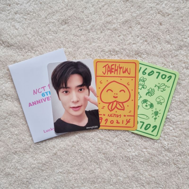 NCT 127 Lucky Card set  6th anniversary Jaehyun Haechan