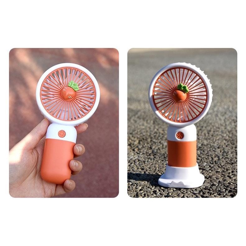 DS MF 99003 Kipas Angin Genggam Mini Portable Motif Buah / Kipas Angin Buah Cute Fan USB Charge