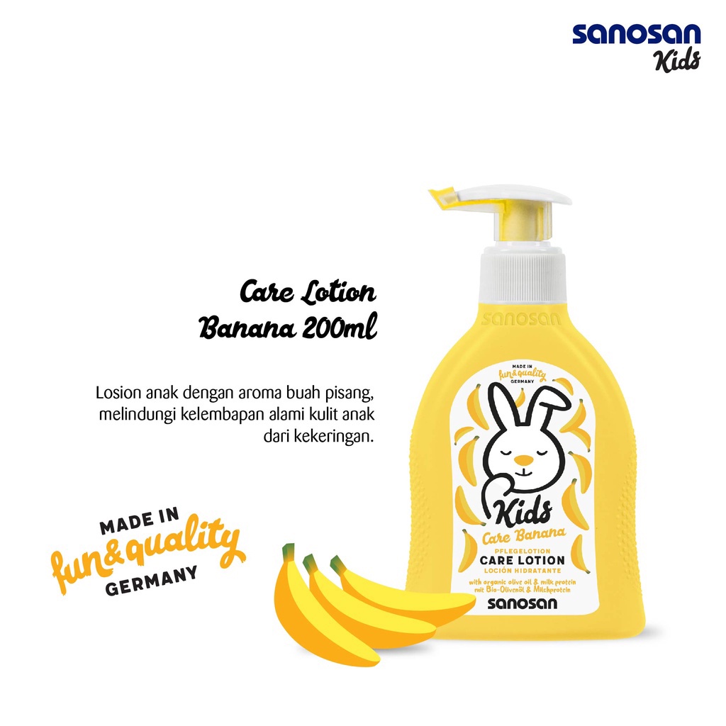 SANOSAN KIDS CARE LOTION BANANA 200ML