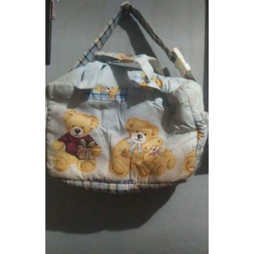 Tas bayi ukuran 39×30 warna biru muda