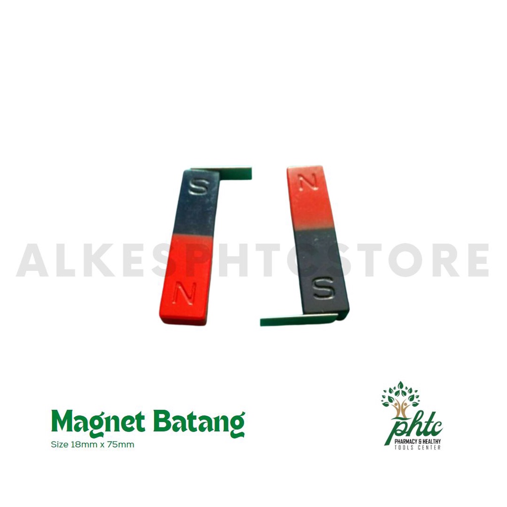 Magnet Batang 18mm x 75mm - Sepasang l Magnet Ukuran 1.8cm x 7.5cm