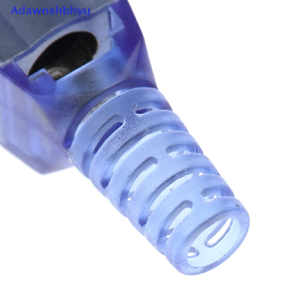 Konektor Adhyu Cat6A/7Per8 Terlindung Crystal Head Ftp Rj45 Modul Metal Tool-Free Plug ID