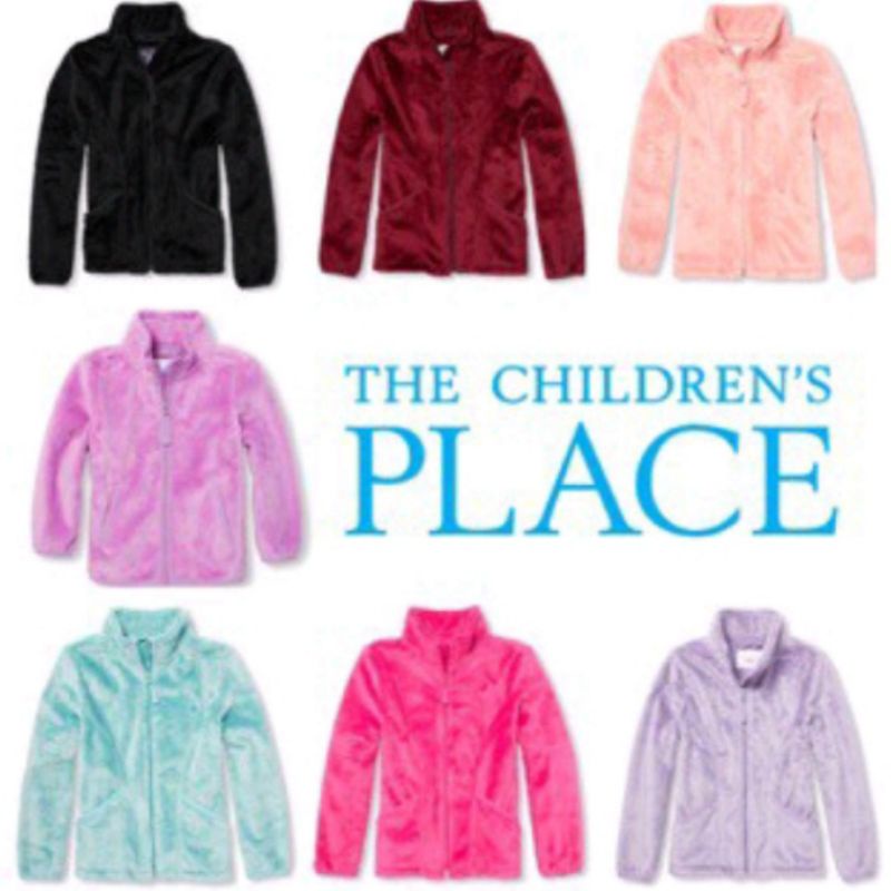 Jaket zipper bulu brand Place