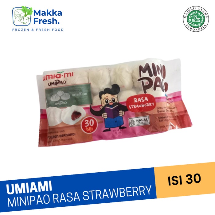 

minipao strawberry 30pcs