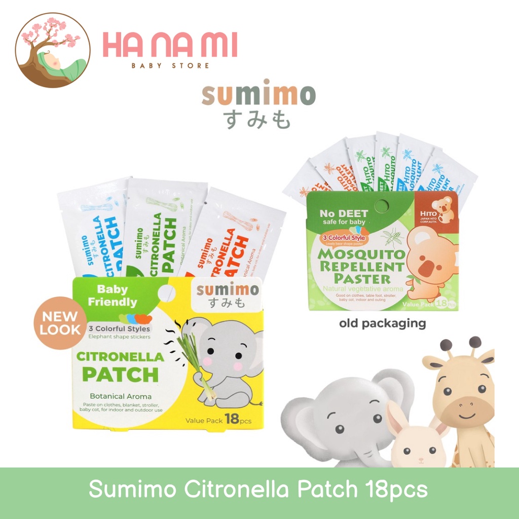 Sumimo Stiker Anti Nyamuk 18pcs - Citronella Patch