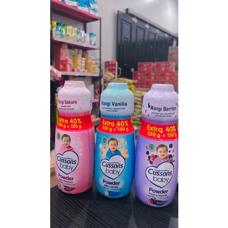 Cussons Baby Powder / Bedak Bayi Cusson 350 gram + 100 gram Extra