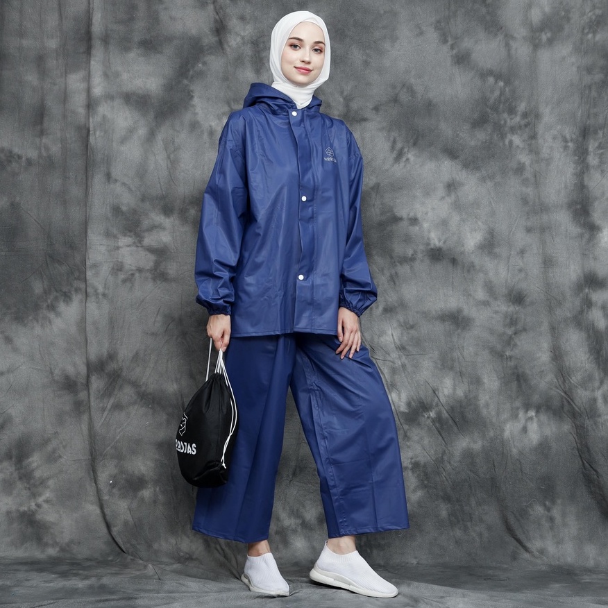 HOODJAS JAS HUJAN RAINCOAT Pria Wanita Terbaik Anti Rembes Banyak Pilihan Warna