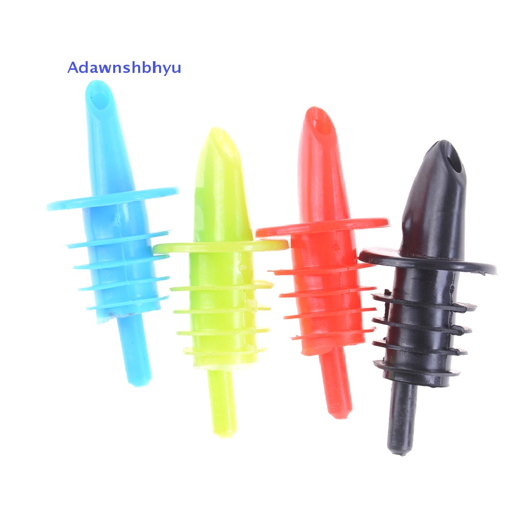 Adhyu 10pcs Plastik FreeFlow Liquor Spirit Bottle Pourer Bar Anggur Minuman Cocktail ID