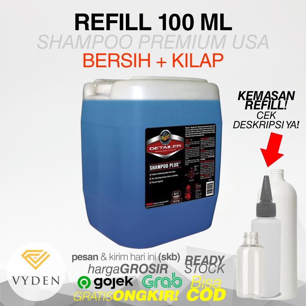 MEGUIARS D111 Shampoo Plus 100ml ECER Konsentrat Sabun Cuci Mobil MURAH