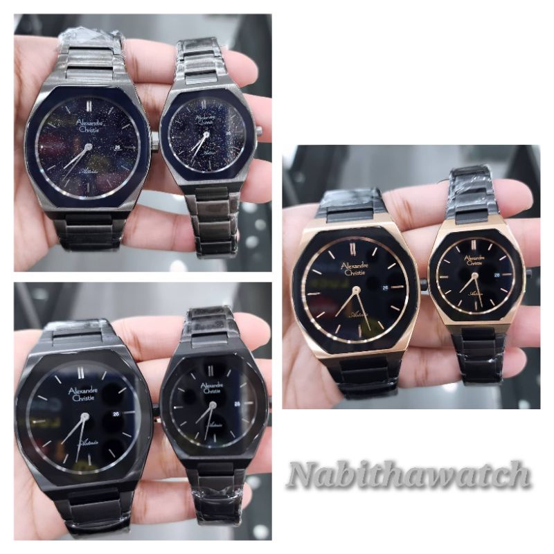 Jam Tangan Couple Alexandre Christie AC8670 New 8670 Original Garansi Resmi