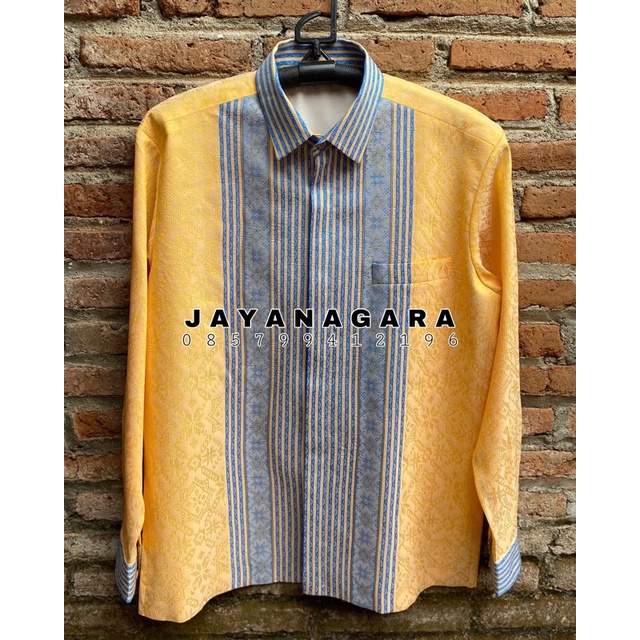 Kemeja Tenun Jayanagara Original Handwoven 019
