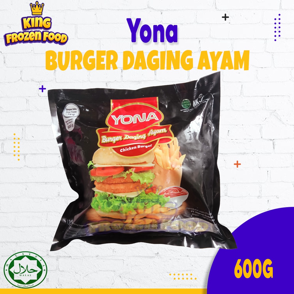 Yona Burger Daging Ayam 600Gram