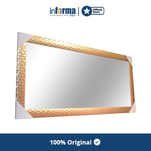 INFORMA - CERMIN DINDING - WALL MIRROR F1213 61.3X147.3CM GOLD